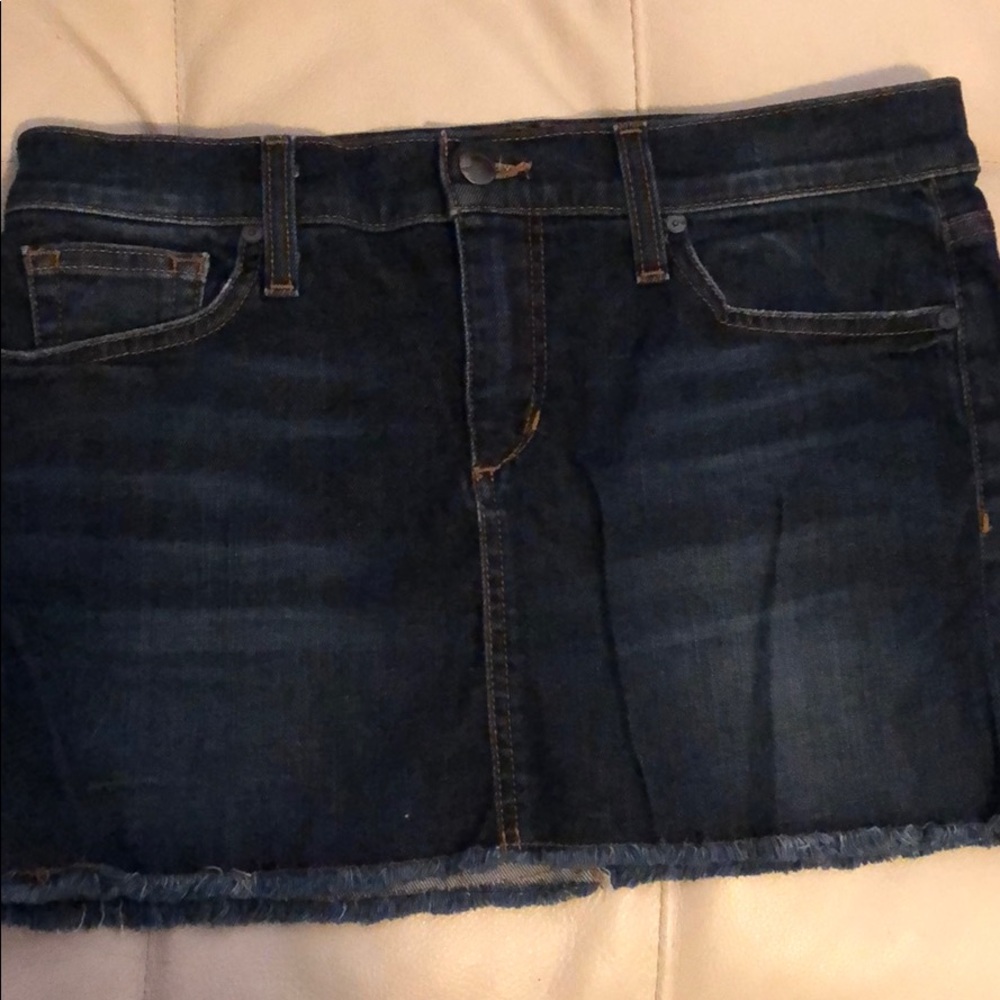 Joe’s Jeans Frayed denim skirt